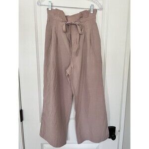 Club Monaco Lyocell & Linen Pants Size 6 Pink EUC